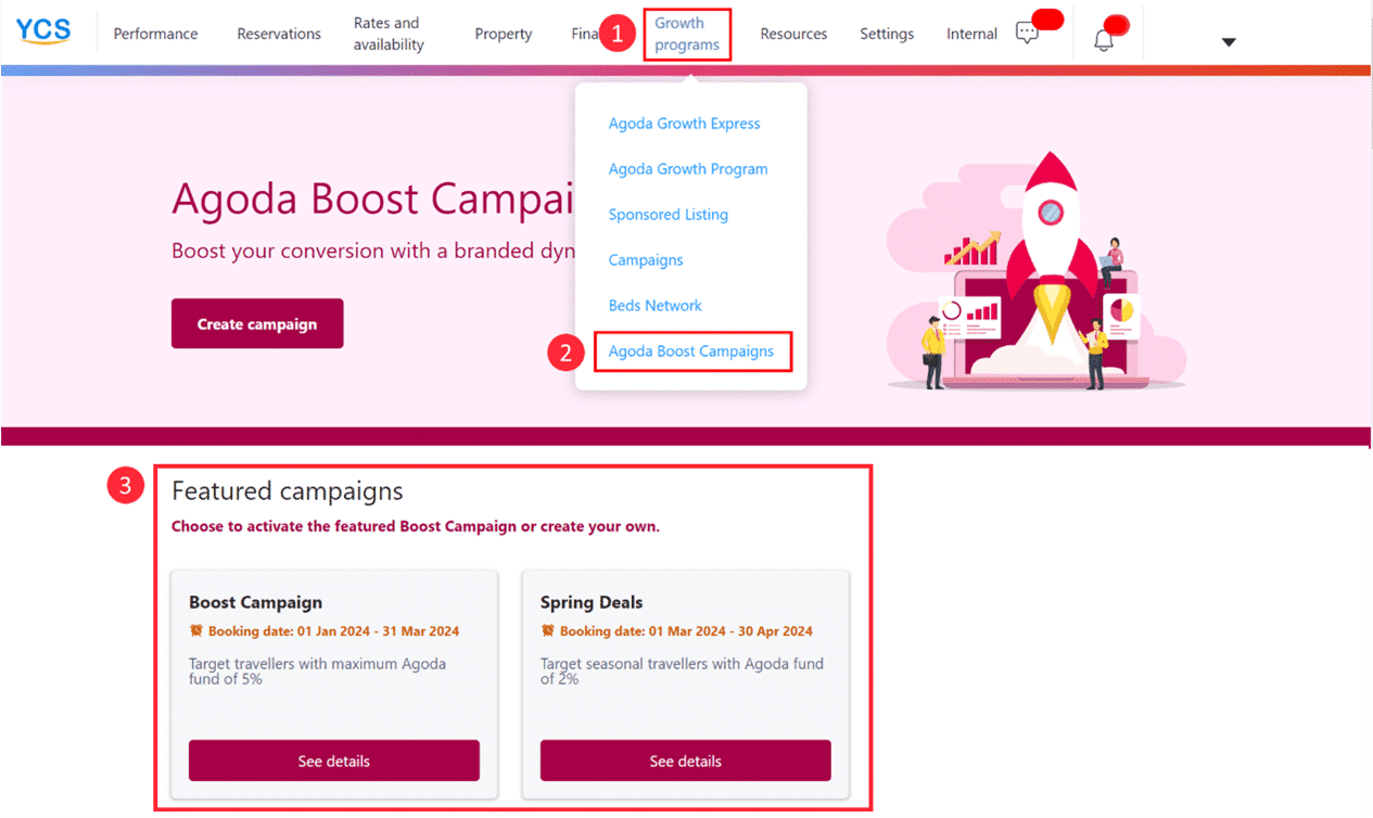 How do I create an Agoda Boost Campaign? - Agoda Partner Hub