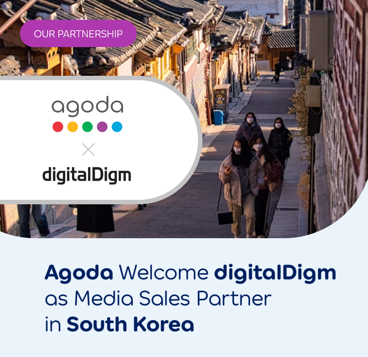 Agoda welcome digitalDigm as our media representative in South Korea